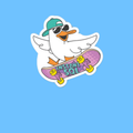 Skater Duck Sticker