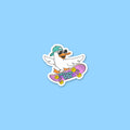 Skater Duck Sticker